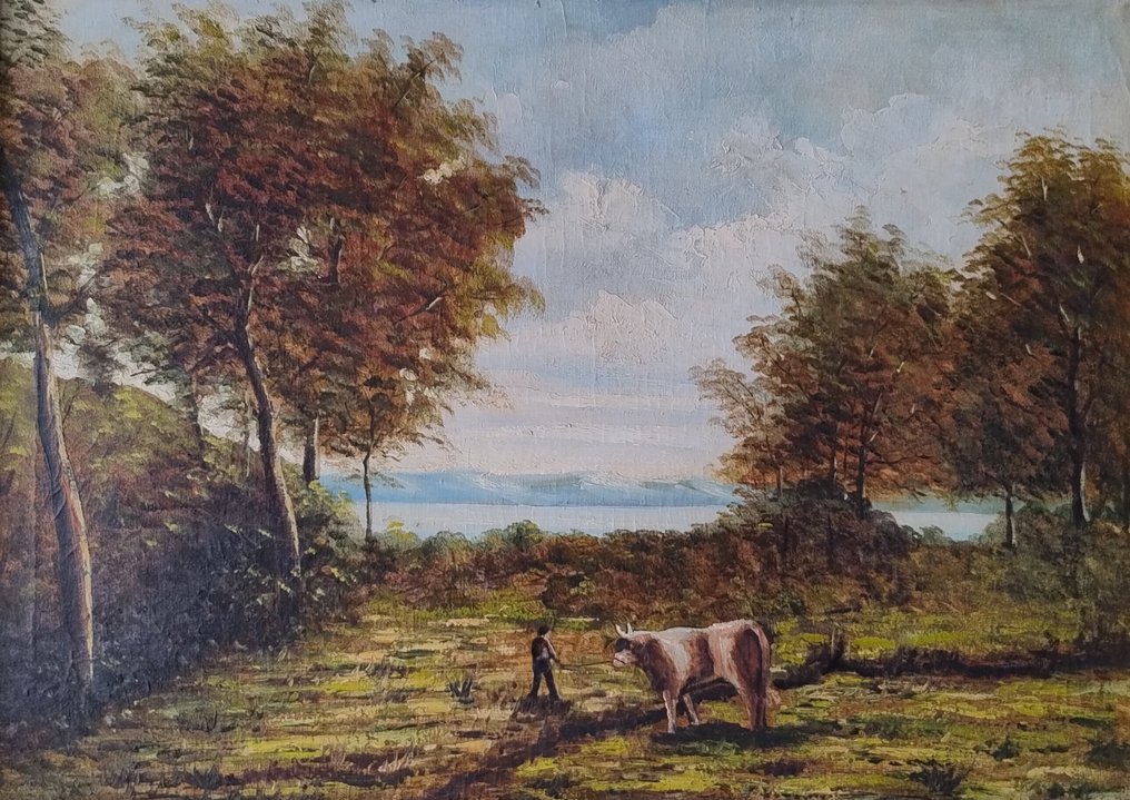 Ιταλική σχολή (XX) - Paesaggio bucolico #1.0