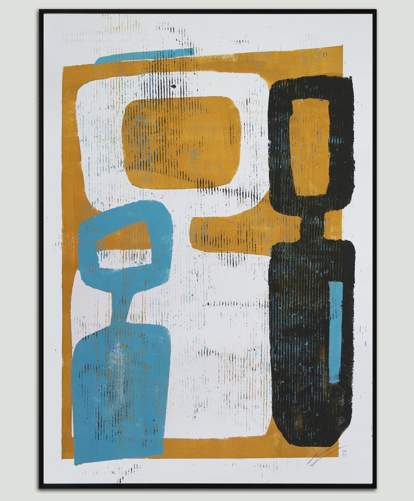 Ronald Hunter - Family portrait - Blue camel #2.1