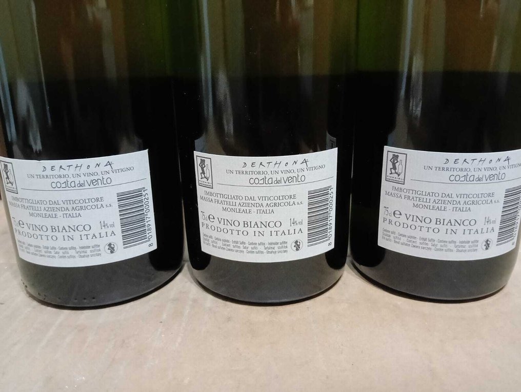 2014 Costa del Vento, Derthona Timorasso, Walter Massa - 皮埃蒙特 - 3 Bottles (0.75L) #4.3