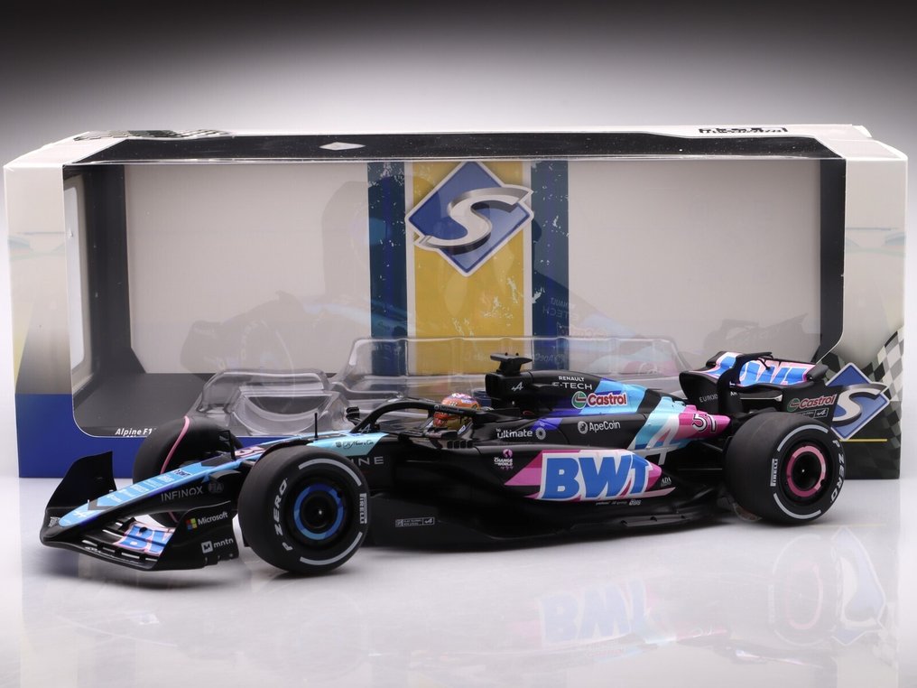 Solido 1:18 - Modell racerbil - Alpine F1 Team A524 #31 Miami GP 2024 - Esteban Ocon #4.3