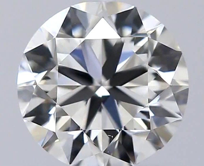 Nincs minimálár - 1 pcs Gyémánt  (Természetes)  - 0.50 ct - Kerek - G - VVS2 - Amerikai Gemmológiai Intézet (GIA) #1.0