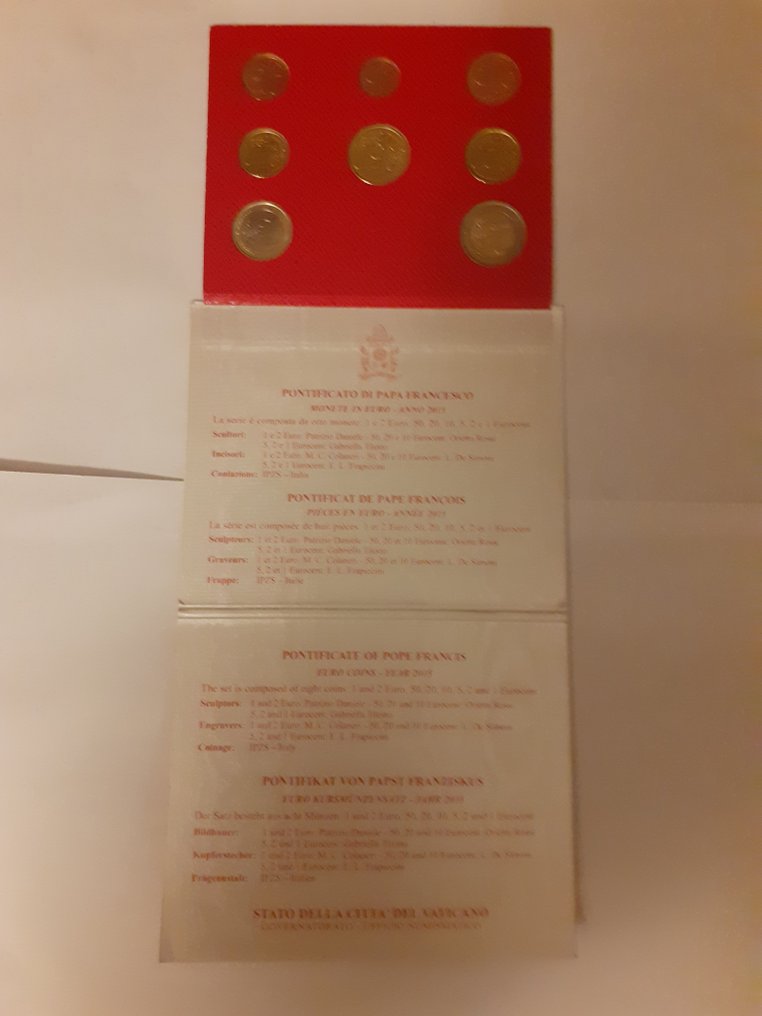Βατικάνο. Year Set (BU) / 2 Euro 2011/2015 (2 items)  (χωρίς τιμή ασφαλείας) #3.2