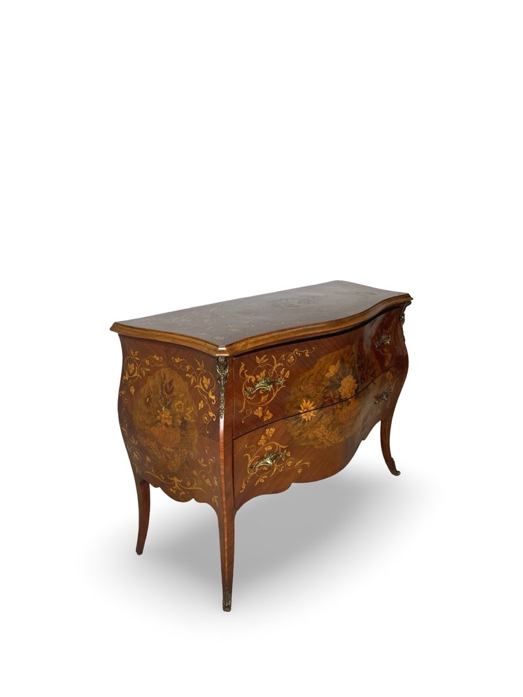 Kommode - Valnøtt, Messing, Mahogni, Tre #3.2