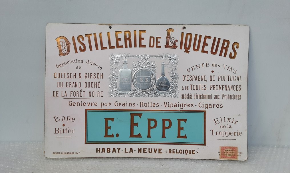 E.Eppe - Werbeschild - Karton #1.0