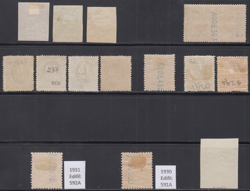 Spain  - Lot of stamps in new condition with hinges and in new condition without gum. #1.0