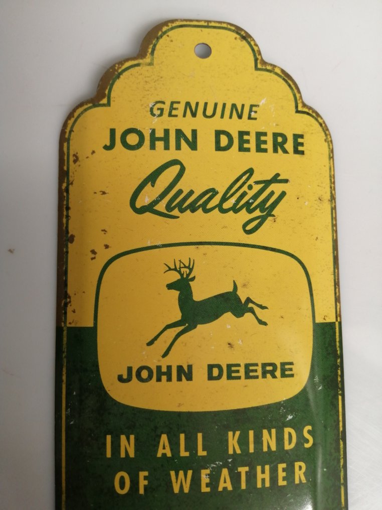 复古风格温度计 - 广告标牌 - 铝, 玻璃 #1.0