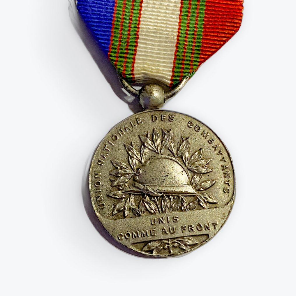 法国 - 军事勋章 - 全国战斗者联盟银质荣誉奖章 #1.0