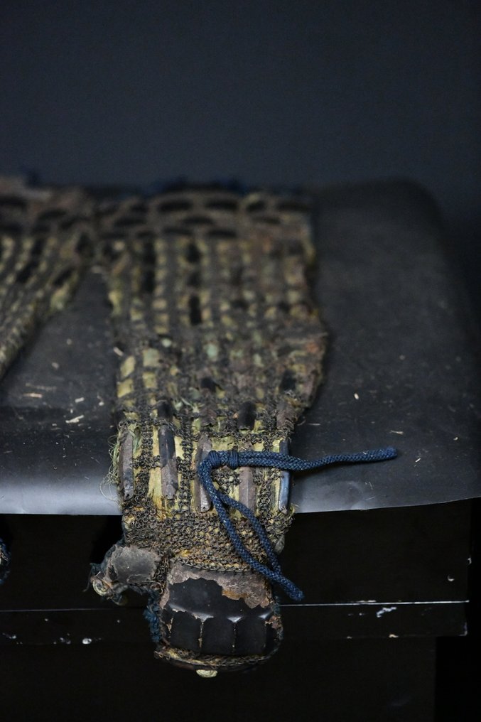 武士刀 - 金属, 木 - 日本 - 武士物品——来自古董江户时代武士盔甲的手甲护具 #1.0