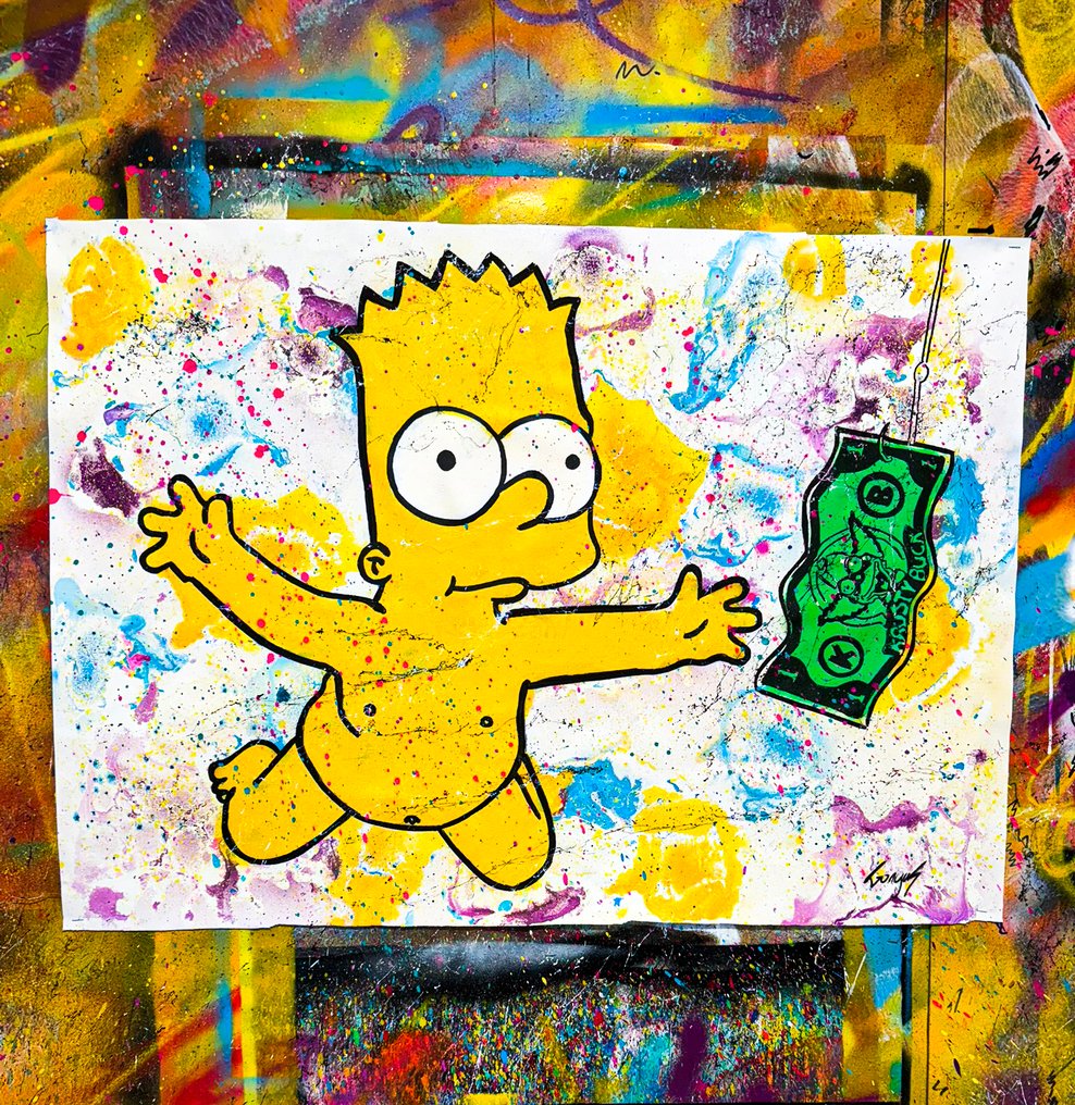 Gongas (XX-XXI) - Bart Simpson - Nevermind - No Reserve XL #2.1