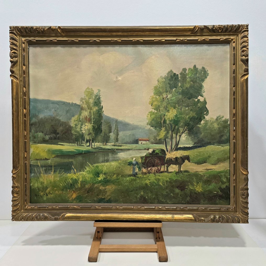 Escuela catalana (XIX) - Vida rural en calma #1.0