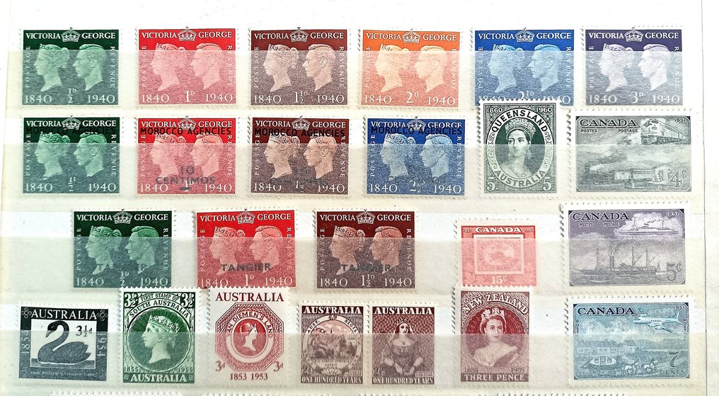 British Commonwealth  - Επιλογή διαφόρων περιοχών και εποχών με Κολόνιες, Πρώην Κολόνιες και Φυλλάδια. - No Reserve Price #2.1