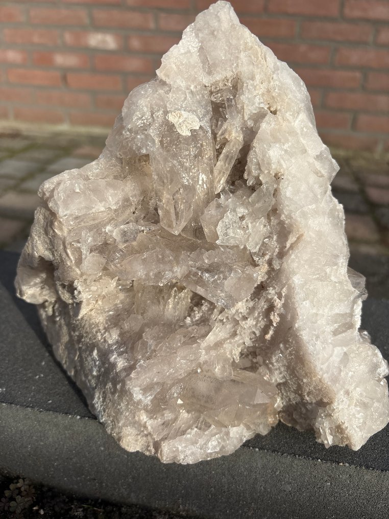 Ορεία κρύσταλλος Σύμπλεγμα κρυστάλλων - Ύψος: 20 cm - Πλάτος: 21 cm- 3005 g - (1) #2.1