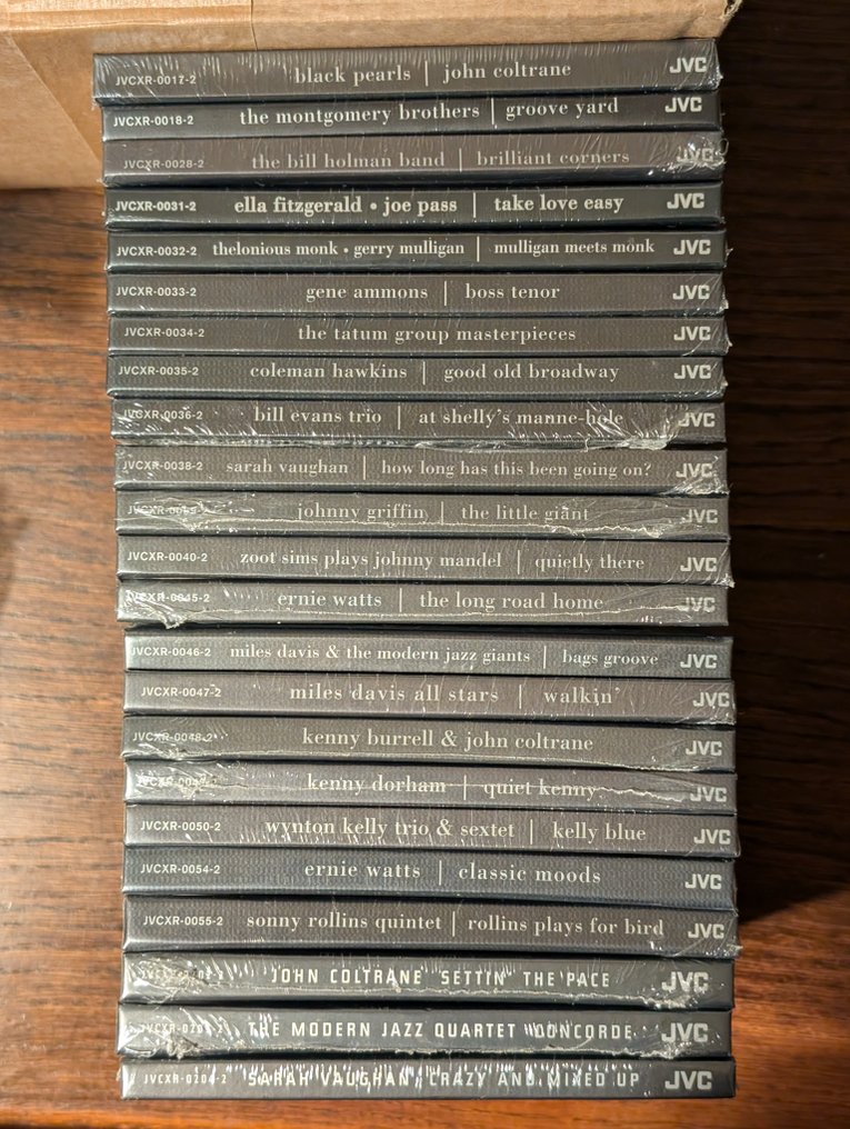 Miles Davis, Kenny Burrell, Ella Fitzgerald, Kenny Dorham, Sarah Vaughan, The Modern Jazz Quartet, Ernie Watt, Zoot Sims, Wynton Kelly, Johnny, Thelonious Monk, Sonny Rollins, Coleman Hawkins - Various jazz albums of the XRCD JVS label (Amazing For Collectionaires) - CD - 1993 #2.1