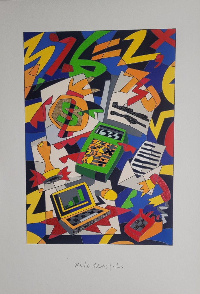 Ugo Nespolo (1941) - Numerarius #2.1