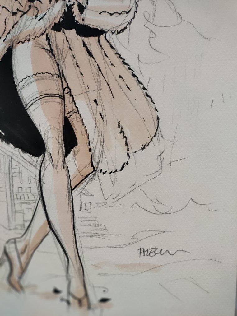 Meynet, Félix - Original preliminary drawing - Mirabelle #2.1