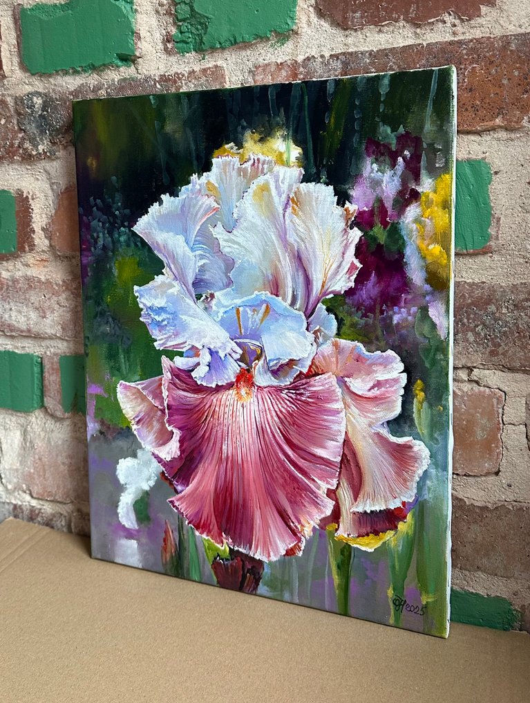 Alexander Nakonechny (1971) - White-red iris #3.2