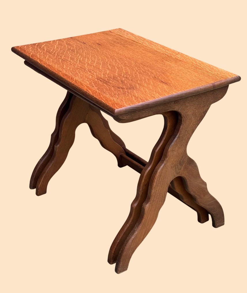 Bijzettafel (2) - Eik - Amsterdamse School #2.1