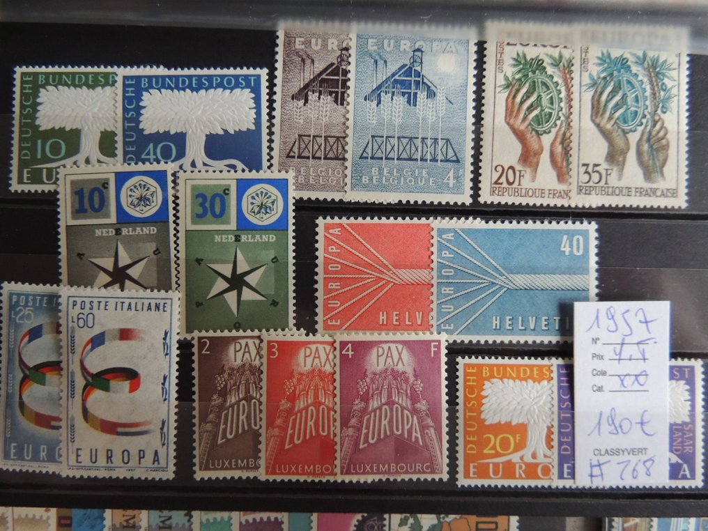 Ευρώπη CEPT  - Πλήρης επιλογή ετών σε πλακέτες Y&T με τιμή 1500 €. #2.1