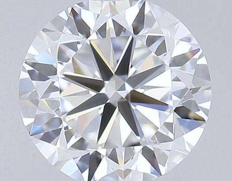 No reserve price - 1 pcs Diamond  (Natural)  - 0.40 ct - Round - E - VVS1 - Gemological Institute of America (GIA) #1.0