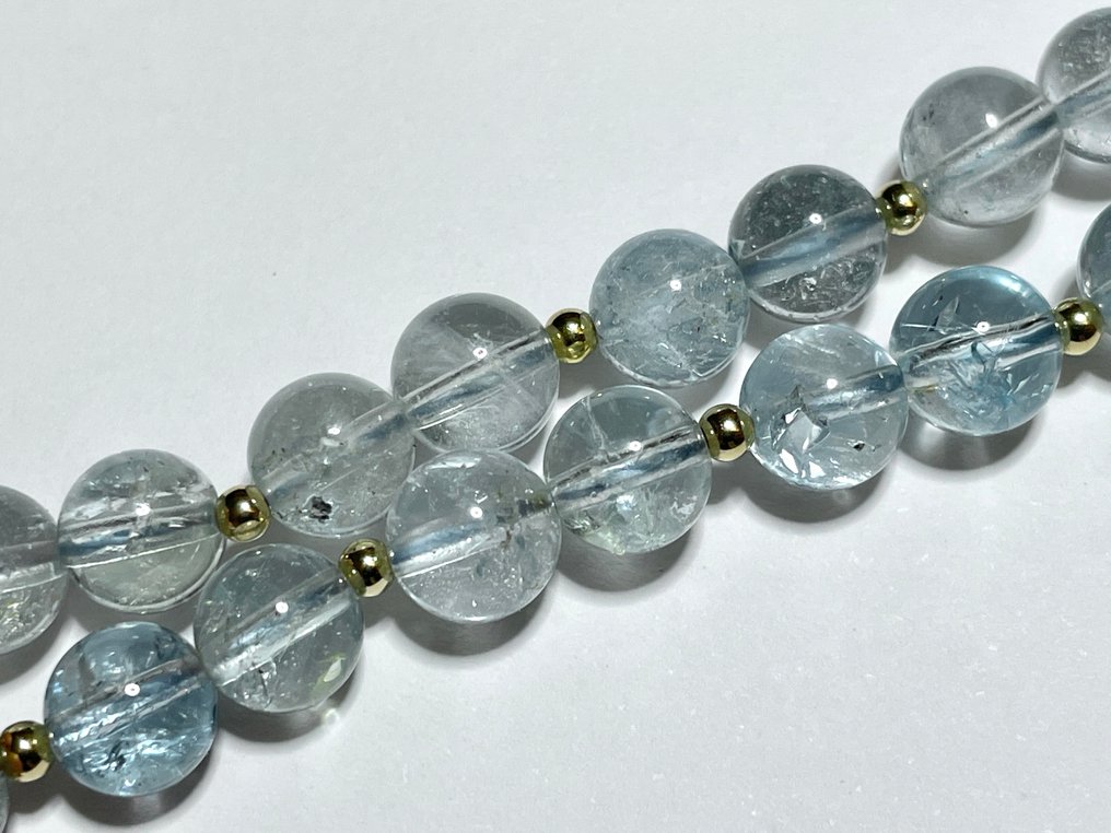 18 克拉（750）黄金 - 71.59 克拉蓝色黄玉 - 手镯 #3.2