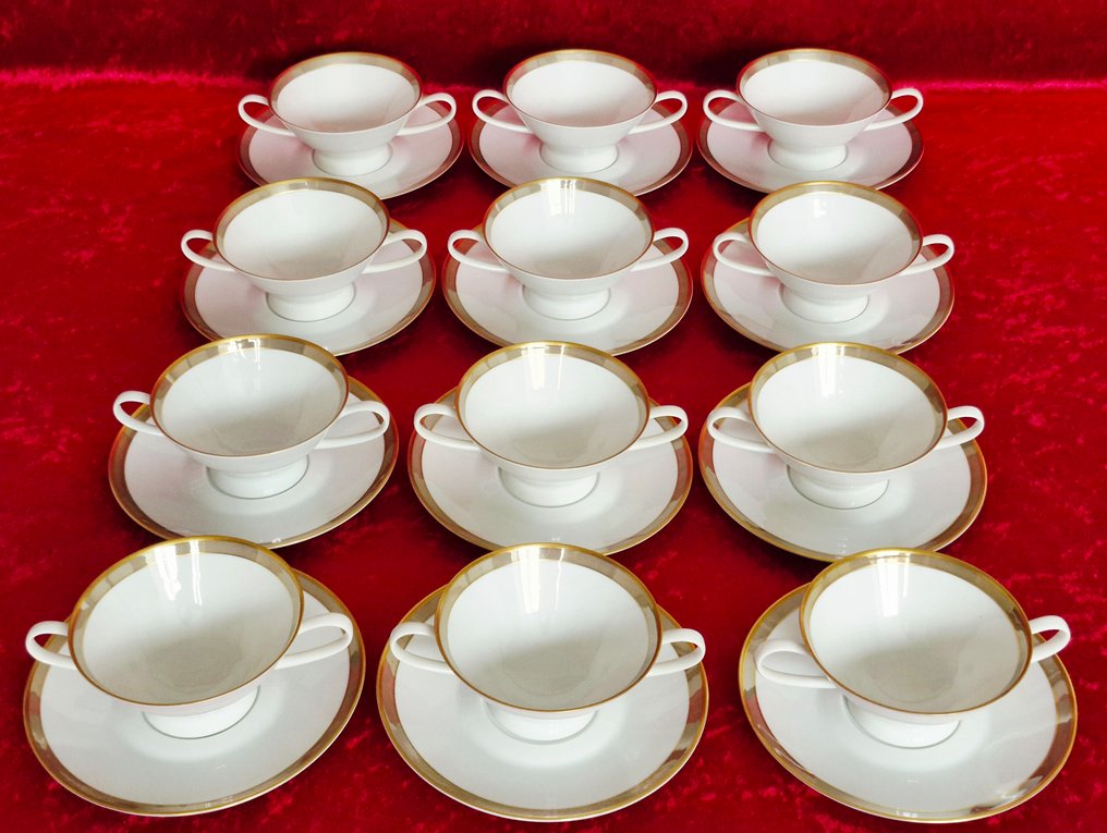 Rosenthal - Μπολ σούπας (22) - Όμορφη πορσελάνη - 12 τεμάχια σούπες/πιάτα #3.2