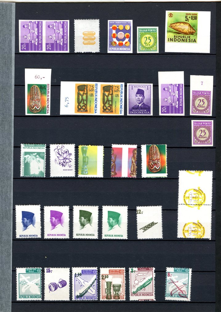 Ολλανδία και υπερπόντια εδάφη - Επιλογή Ανεπεξέργαστων Δοκιμών και Χρωματικών ποικιλιών Ινδονησίας #1.0