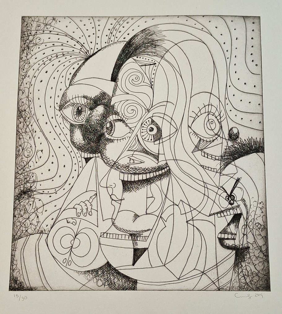 George Condo (1957) - The Insane Clown (First Edition) #1.0