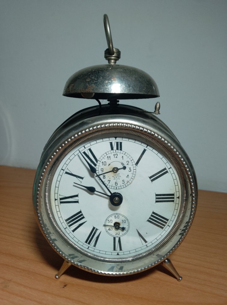 Ξυπνητήρι  (3) -   Μέταλλο, Ορείχαλκος - 1920-1930 - 3 ξυπνητήρια γραφείου #4.3