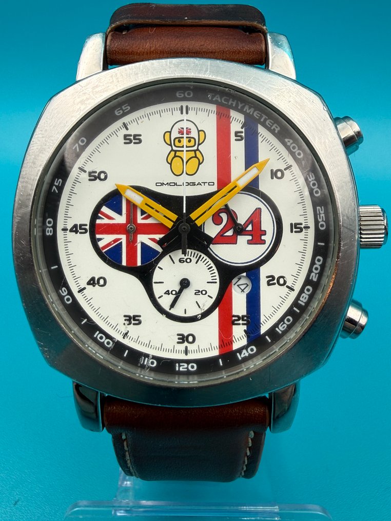 Watch - Olmologato - James Hunt Chronograph wristwatch white #1.0