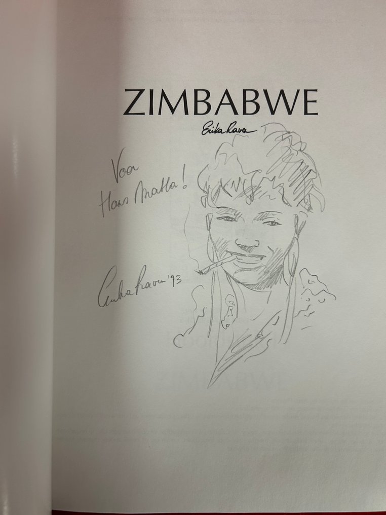 Zimbabwe - Studio Raven uitgaven - Zimbabwe - opdrachttekening aan Hans Matla - 1 Album - Limited and numbered edition - 1992 #1.0