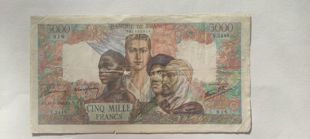 Franța. - 4 banknotes - various dates (Fără preț de rezervă) #1.0