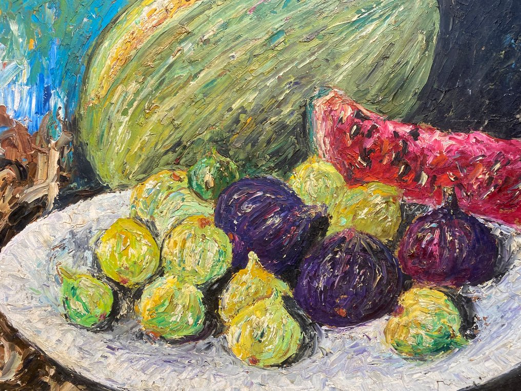 Luigi Ciancia (1926-1992) - Natura morta con frutta #4.3