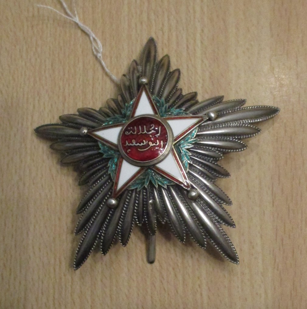 摩洛哥 - 陸軍／步兵 - 軍功章 - 摩洛哥奥伊萨姆王朝勋章大官章 #1.0