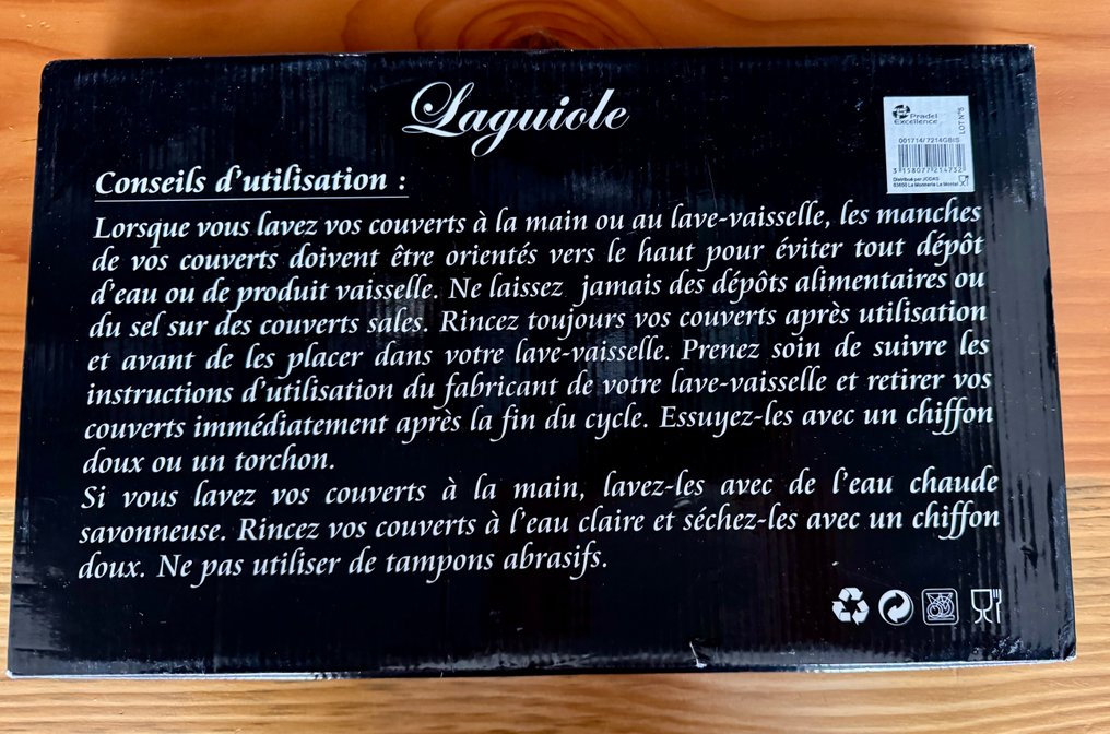 Laguiole - Faqueiro (24) - Laguiole - Aço, Plástico #1.0