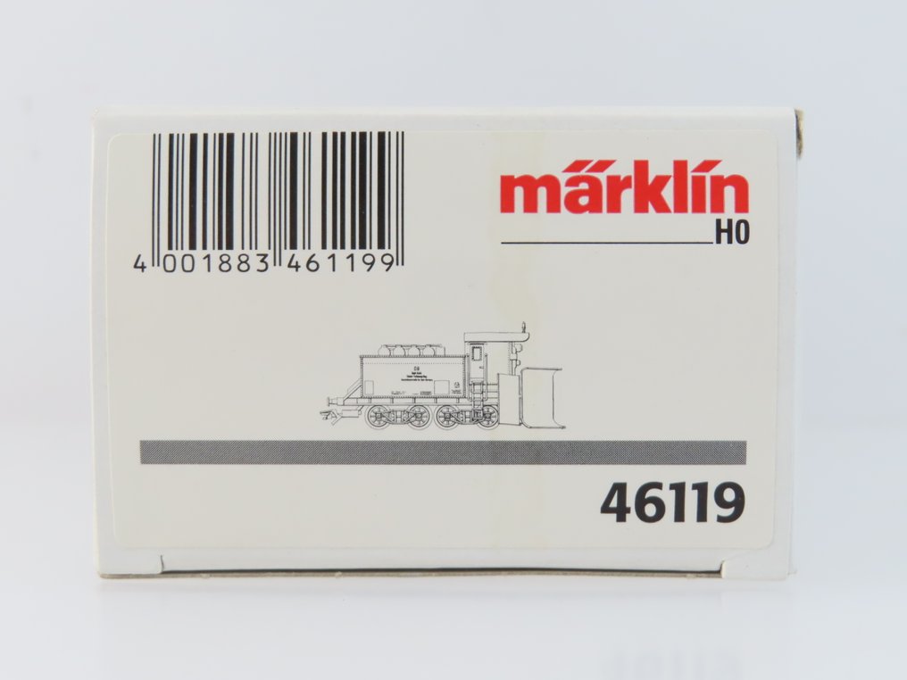 Märklin H0 - 46119 - Machetă tren transport marfă (1) - Henschel-sneeuwploeg "Klima" - DB #3.2