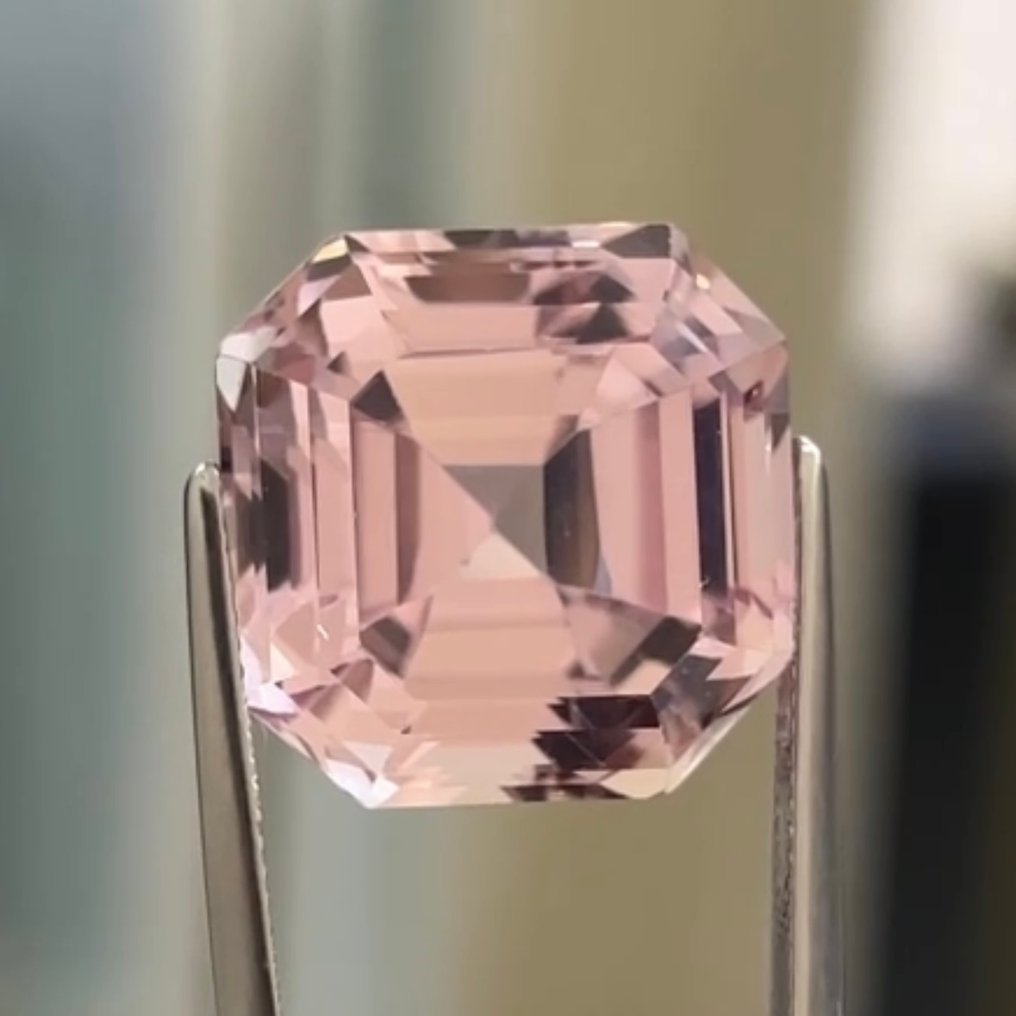 Rose Kunzite - 36.34 ct - International Colored Gemstone Association (ICA GemLab) - Top Spodumène Naturel #1.0