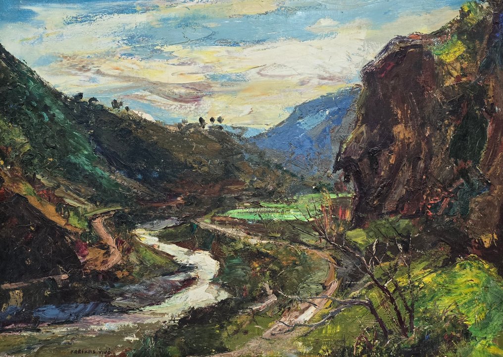 Amadeo Freixas Vivó (1912-2004) - El valle serpenteante #1.0