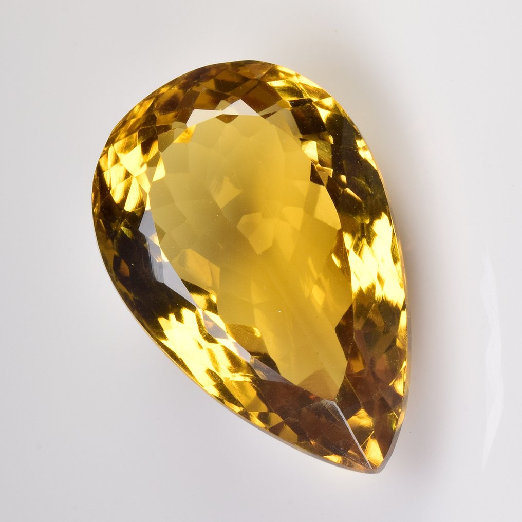 χωρίς τιμή ασφαλείας - 1 pcs  Κίτρινο, Πορτοκαλί Κιτρίνης  - 34.36 ct - Διεθνής Ένωση Έγχρωμων Πολύτιμων Λίθων (ICA GemLab) #3.2