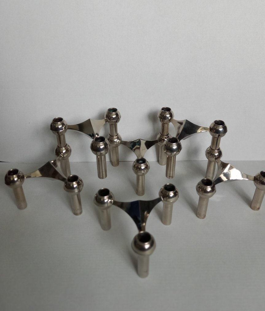 Nagel Konzept - Lysestake (6) - Rustfritt stål - Nagel - Werner Stoff #1.0