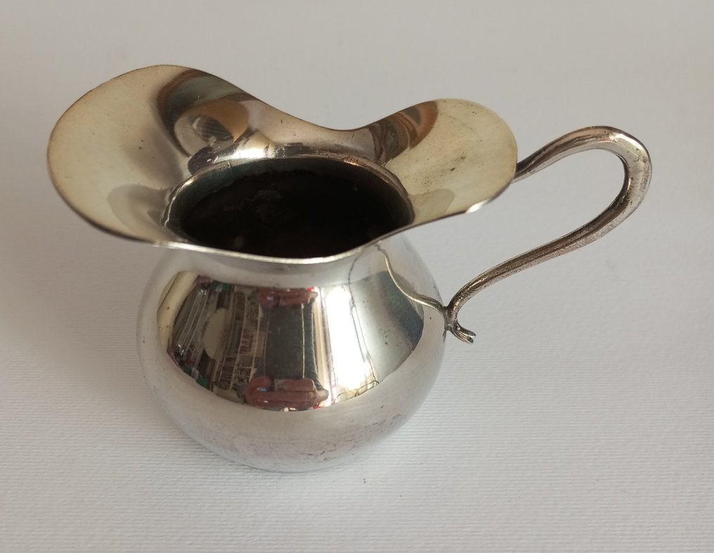 Jug (2) - .800 silver - Small pitcher and sugar bowl #2.1