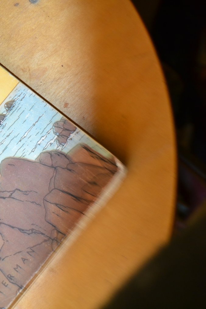 Tintin T7 - L'Ile Noire N&B - 4 HT Couleur( A18) - 20ème mille - 1 Album (restauriert) - Neuauflage - 1942 #1.0