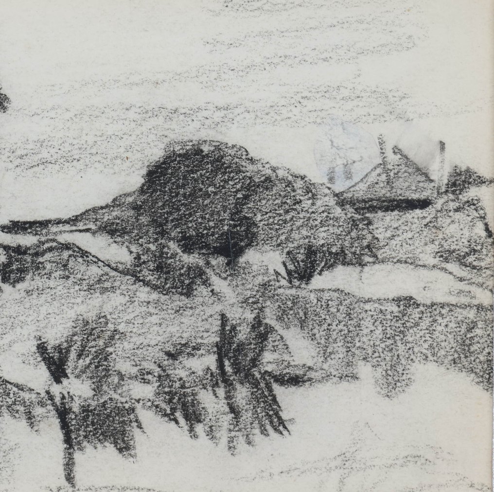 Willem Hendrik van der Nat (1864–1929) - Boerderij in landschap #4.3