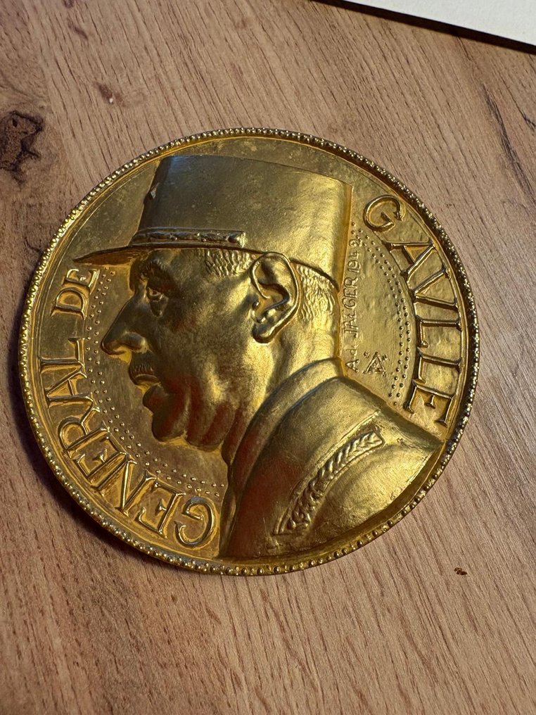 Γαλλία. Medal Mémorial du Général de Gaulle De Jaeger  (χωρίς τιμή ασφαλείας) #2.1