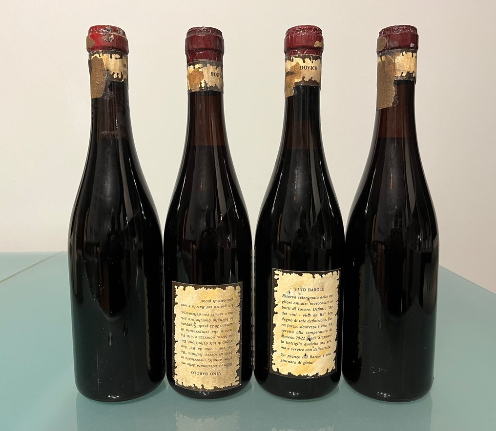 1967 Borgogno Enrico & Lodovico - Barolo - 4 Bouteilles (0,72 L) #1.0
