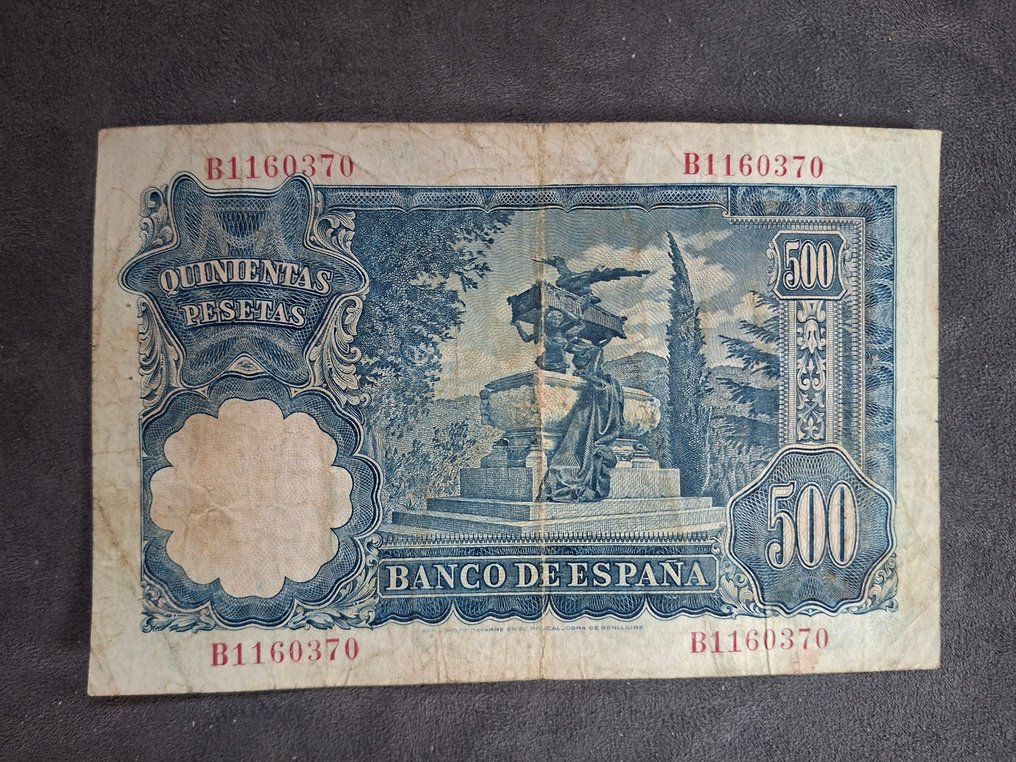 Spania. - 9 banknotes - various dates (Fără preț de rezervă) #4.3