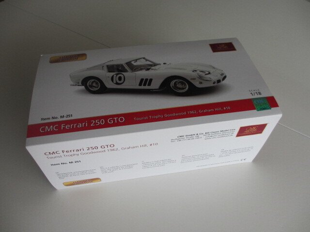 CMC 1:18 - Modellbil - Ferrari 250 GTO - Graham Hill Tourist Trophy 1962 #1.0