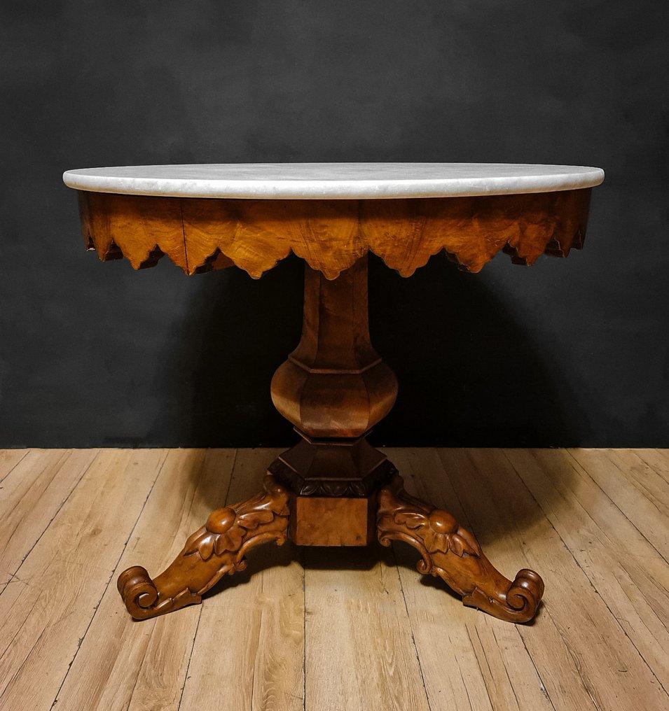 Table - Wood, Marble - Table Carlo X Naples #1.0