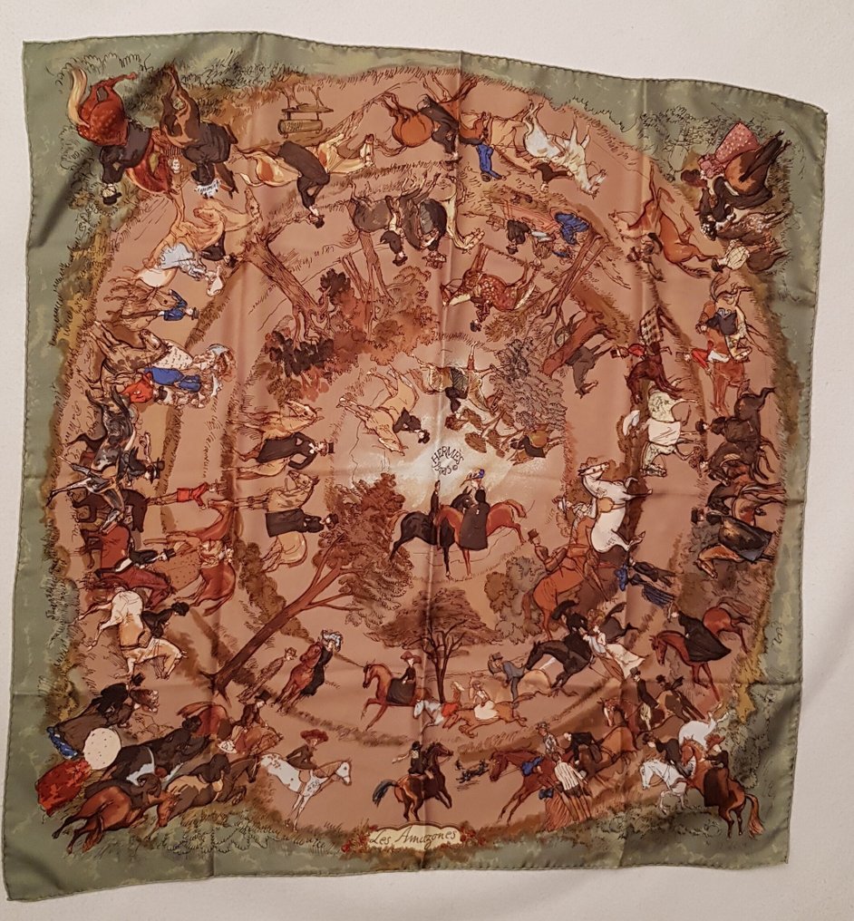 Hermès - Les amazones - Foulard #1.0