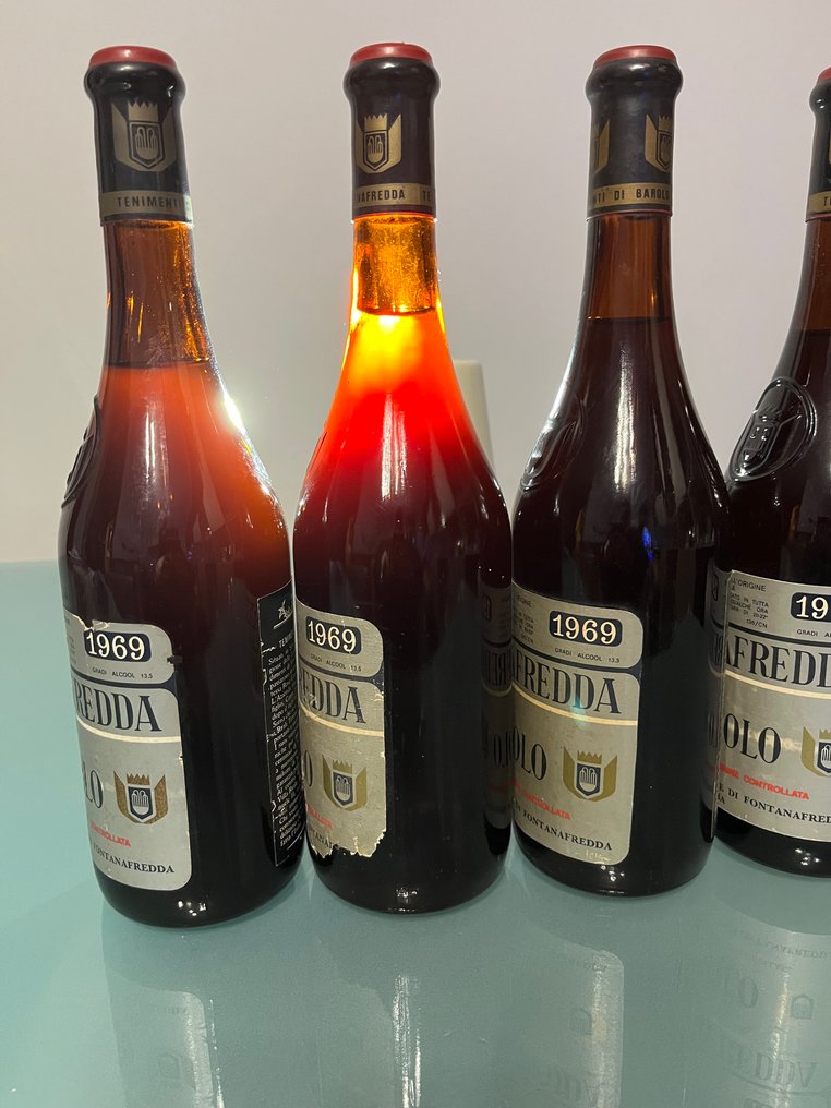 1969 Fontanafredda - Barolo - 4 Bottles (0.72L) #4.3