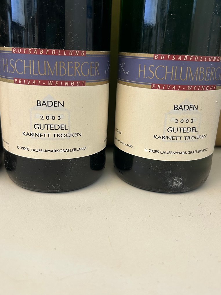 2002 H. Schlumberger Gutedel - Baden - 4 Bottles (0.75L) #2.1